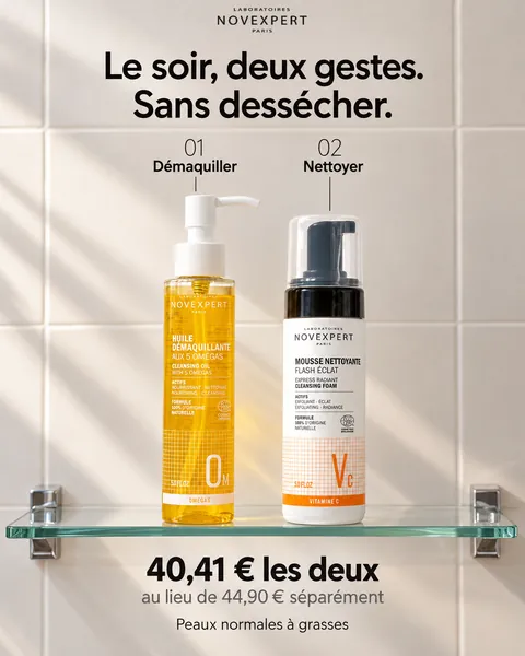 Pub 10, pack double nettoyage, Huile Démaquillante et Mousse Nettoyante